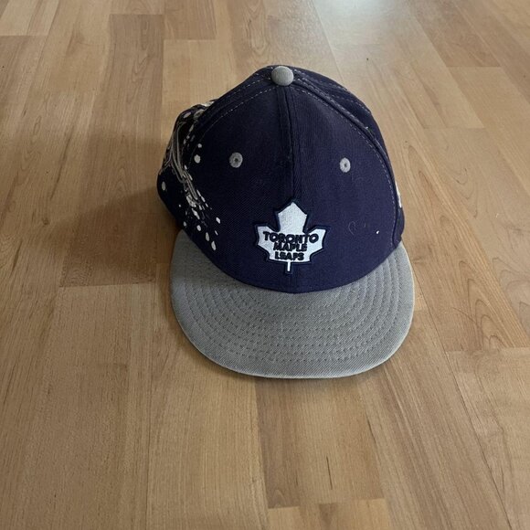 90s Vintage New Era Toronto Maple Leafs Y2K Splash Hat - Picture 1 of 3